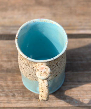 Speckled and Soft Blue Mug