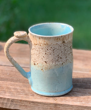 Speckled and Soft Blue Mug