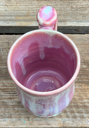 Pink drippy mug 14 oz