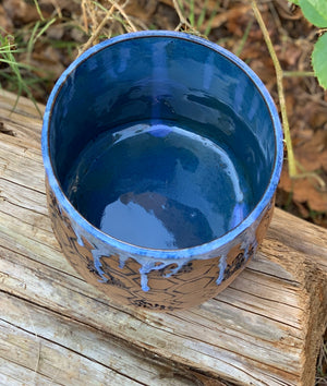Bee drippy Blue XL utensil Holder